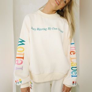 WATERING MY OWN GRASS OVERSIZED SWEATSHIRT